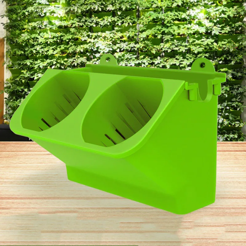 Bonsai Vertical Garden - 1PC 自動散水植木鉢垂直庭プランターポケット壁掛け多肉植物植物盆栽ポットバルコニーの装飾