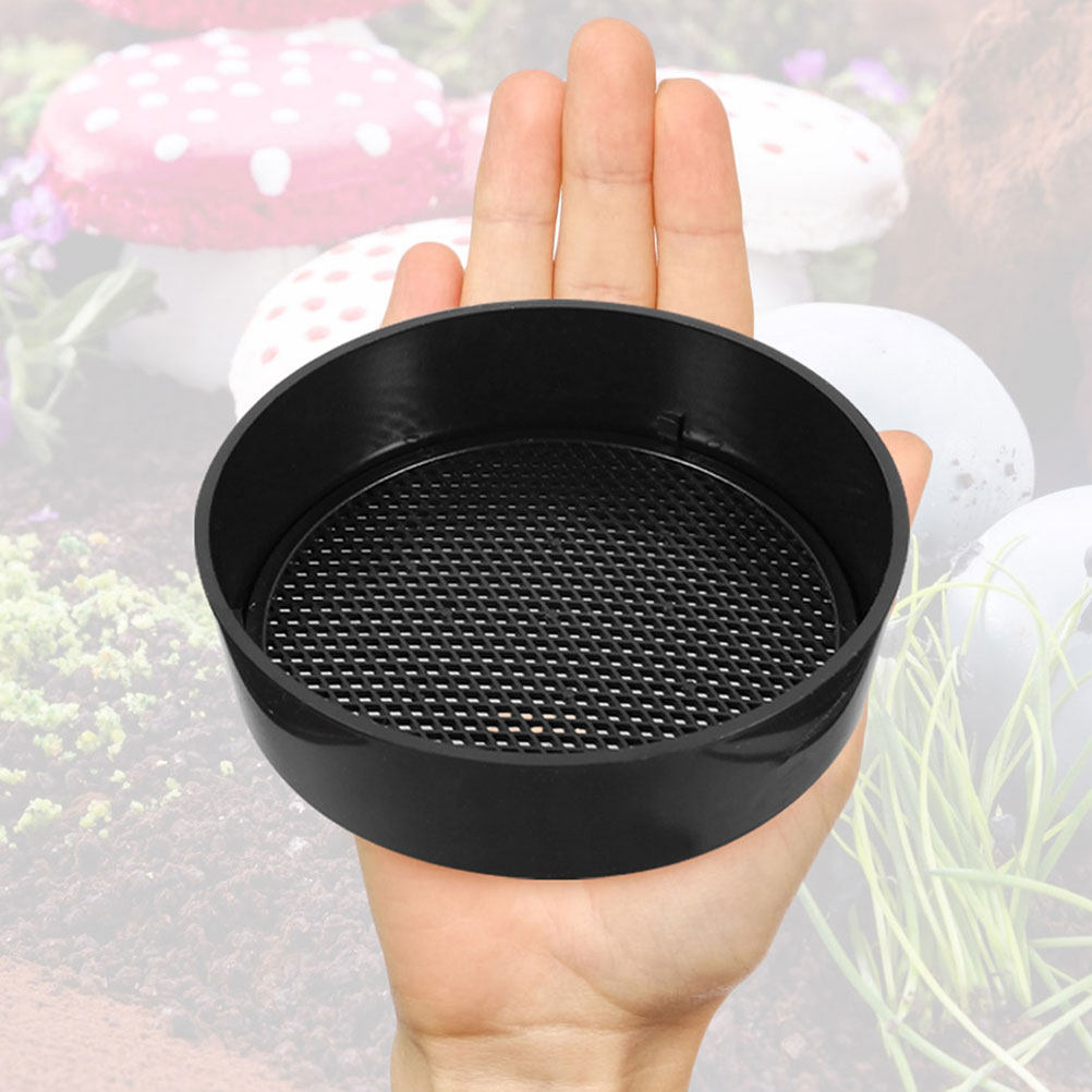 プラスチック製の手持ち式土壌ふるいセット、交換可能なメッシュ - Bonsai Garden Usa のレビューと価格