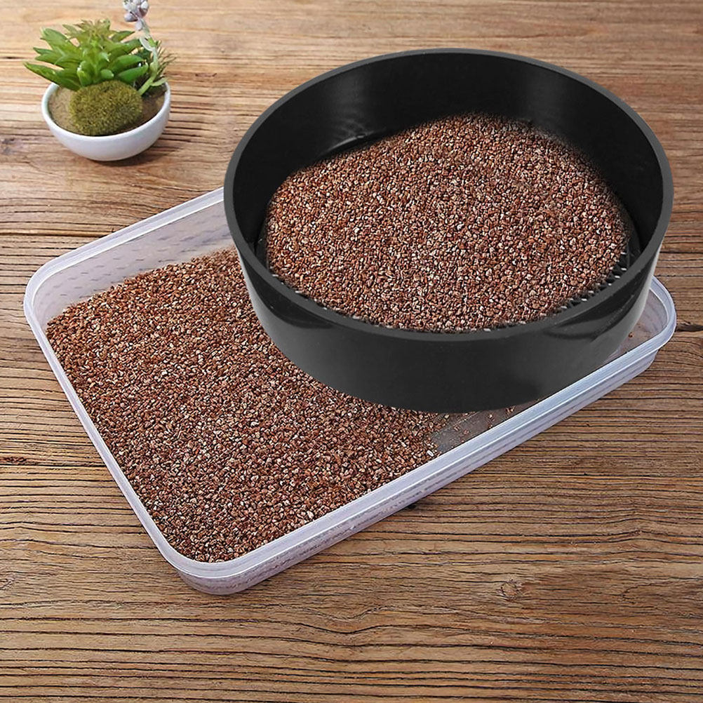 プラスチック製の手持ち式土壌ふるいセット、交換可能なメッシュ - Bonsai Garden Usa のレビューと価格