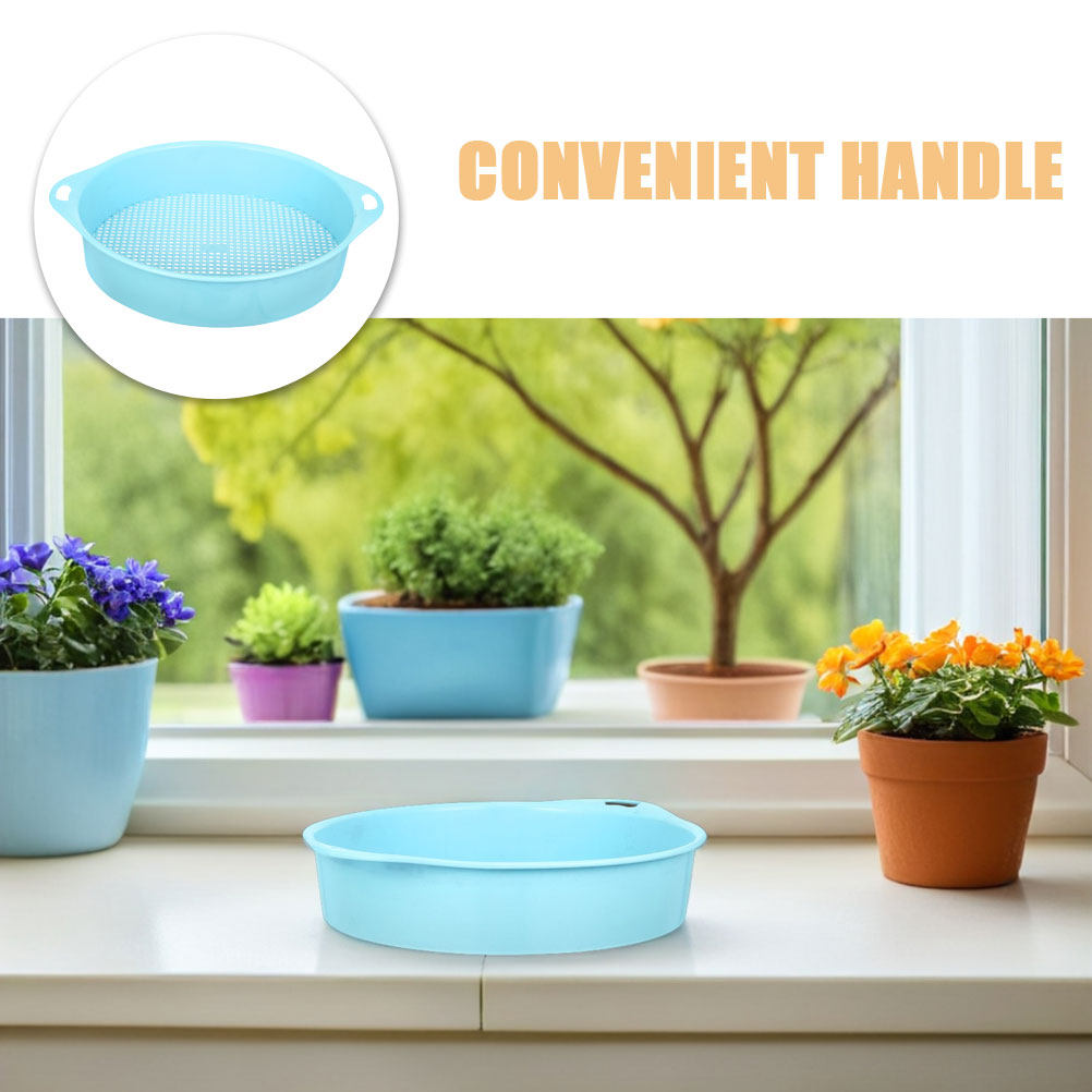 2個セット 庭用土壌ふるい プラスチック製土壌ふるいパン 盆 - Bonsai Garden Usa のレビューと価格