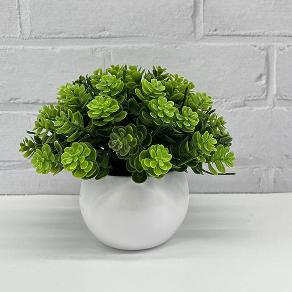 リアルなフェイク盆栽、人工鉢植え植物、鮮やかな人工緑の植物装 - Bonsai Garden And Cafe のレビューと価格