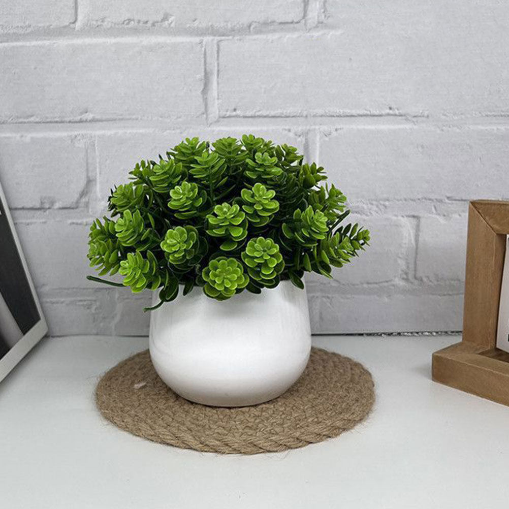 リアルなフェイク盆栽、人工鉢植え植物、鮮やかな人工緑の植物装 - Bonsai Garden And Cafe のレビューと価格