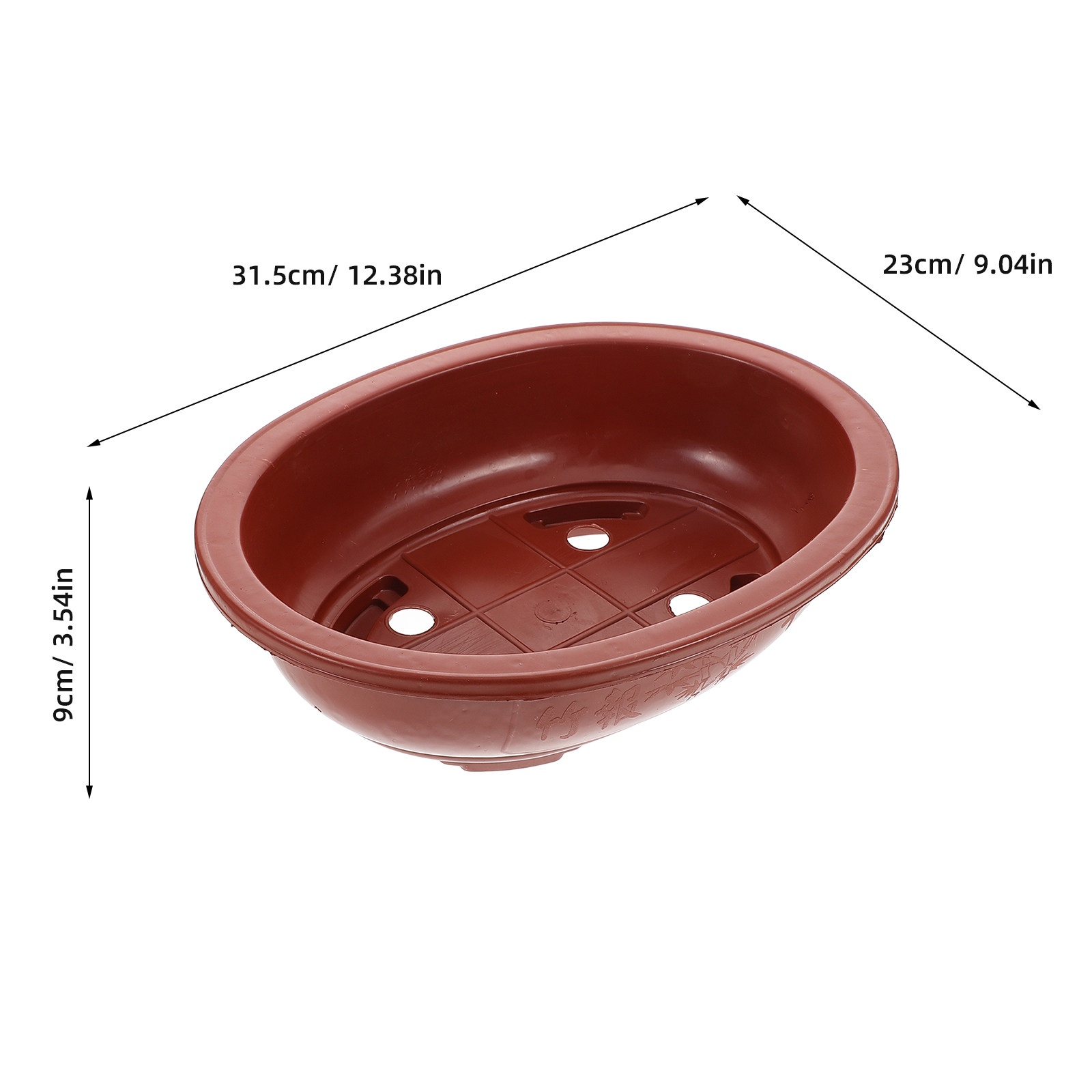 4個入り厚手プラスチック盆栽鉢 室内プランターポット 多肉植 - Bonsai Vertical Garden のレビューと価格