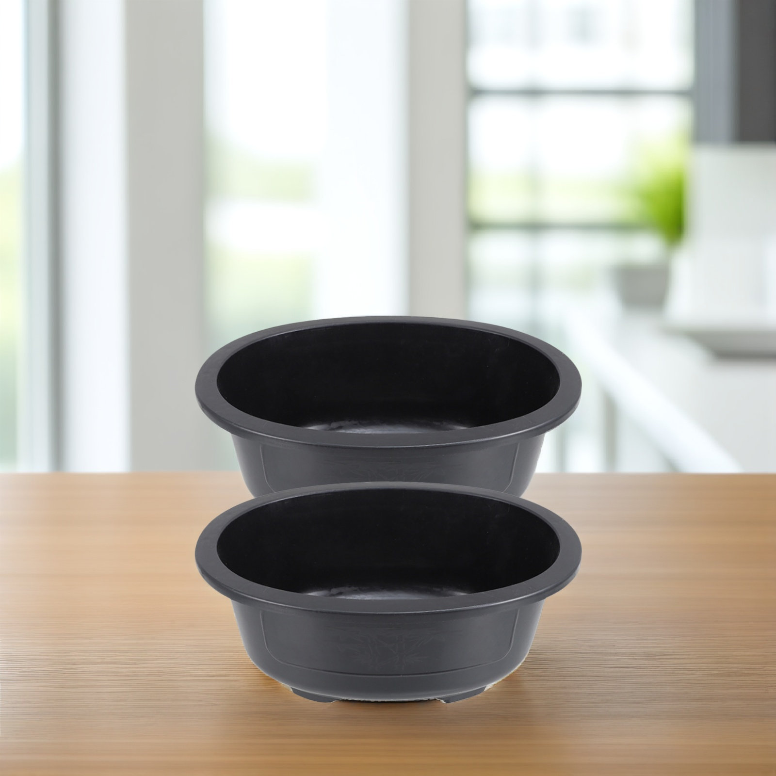 2 個大型楕円形プラスチック盆栽プランターポットフラワーコン - Bonsai Vertical Garden のレビューと価格