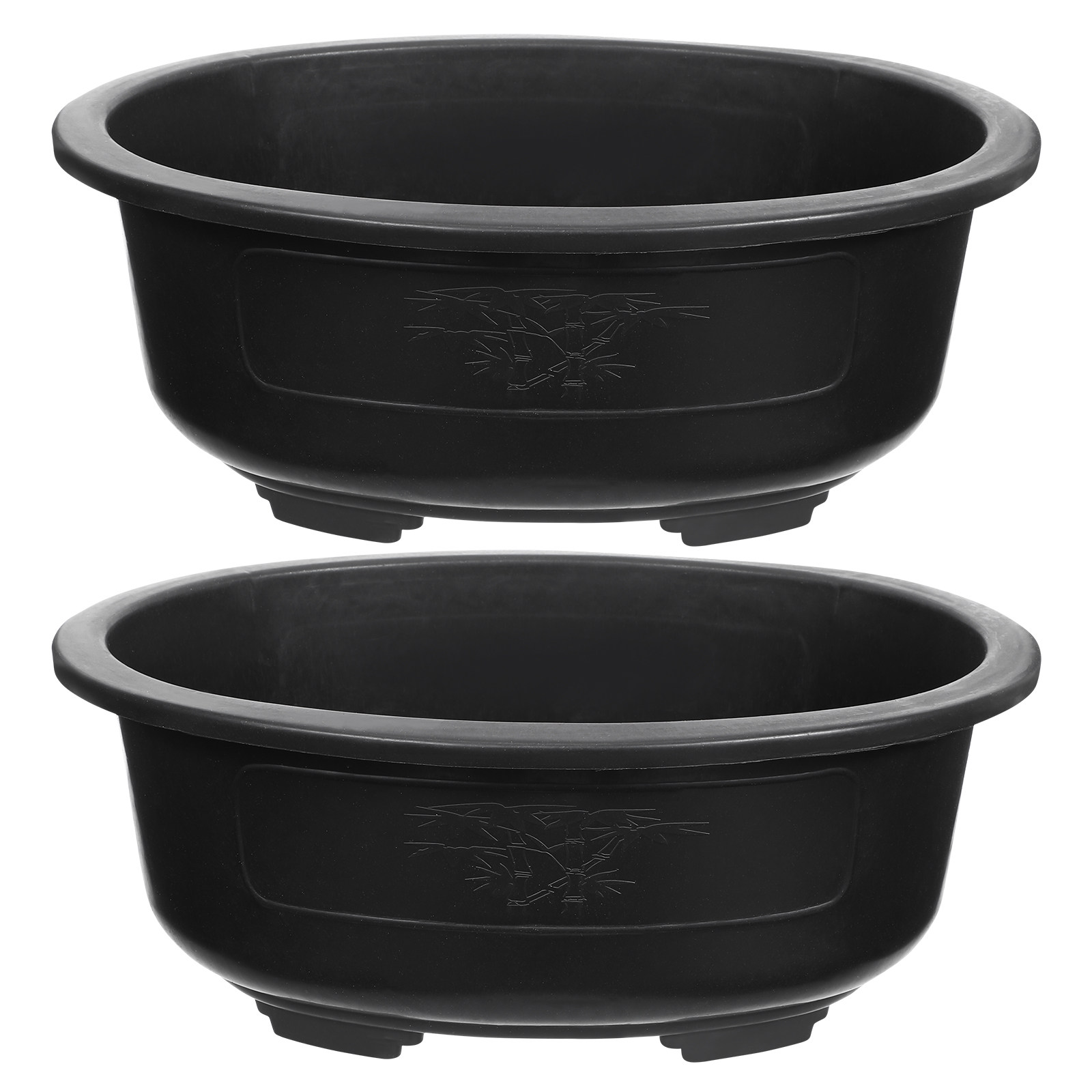 2 個大型楕円形プラスチック盆栽プランターポットフラワーコン - Bonsai Vertical Garden のレビューと価格