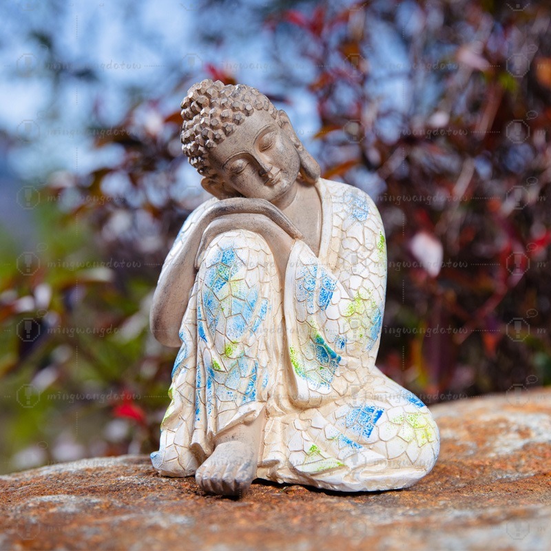 ミニ仏像飾り、新しい中国風禅装飾、庭園、マイクロ風景、盆栽、 - Bonsai Garden Usa のレビューと価格