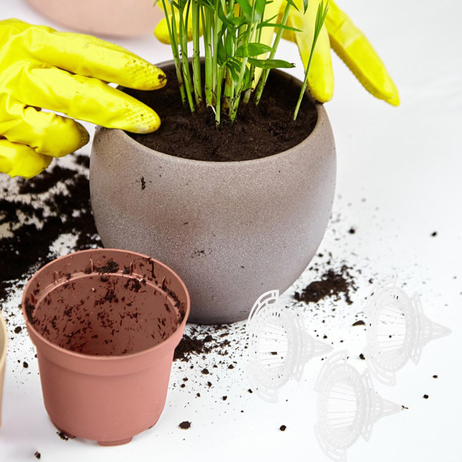 20 個植木鉢通気性コーンメッシュパッドプラスチックプランタ - Bonsai Garden Usa のレビューと価格