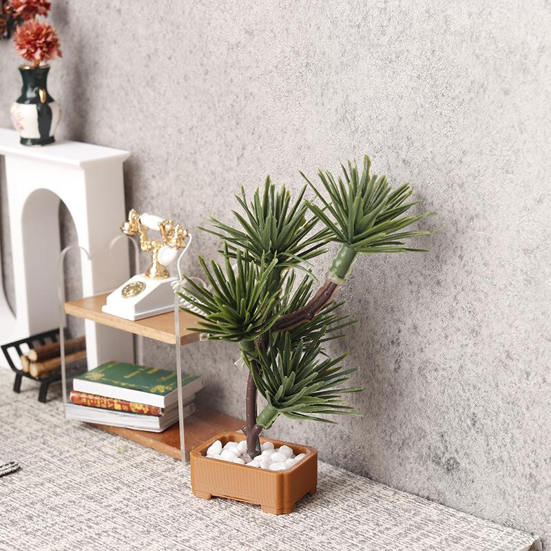 1 個 1/12 ドールハウスシミュレーション松の木緑植物盆 - Bonsai Garden Usa のレビューと価格