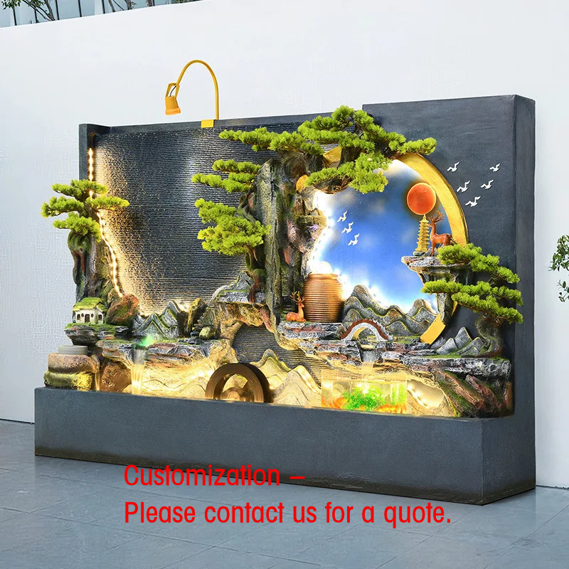 カスタムエレガント噴水セット 庭園装飾 大型噴水 滝盆栽噴水 - Bonsai Zen Garden Set のレビューと価格
