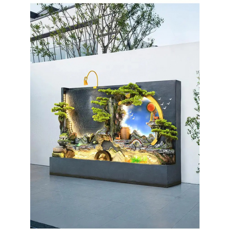 カスタムエレガント噴水セット 庭園装飾 大型噴水 滝盆栽噴水 - Bonsai Zen Garden Set のレビューと価格