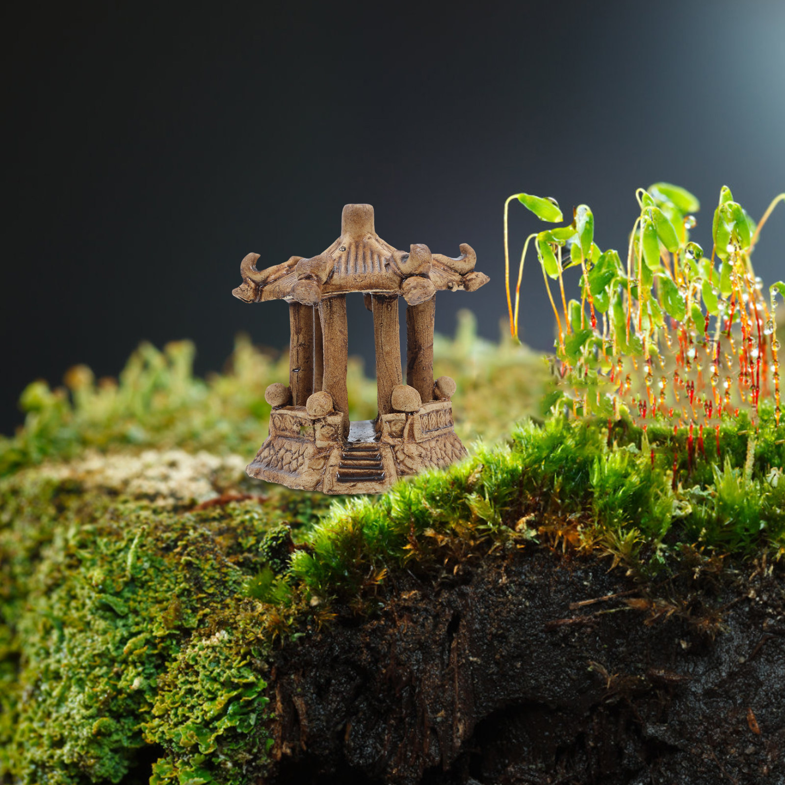 ミニチュアセラミック六角塔像盆栽庭園装飾禅アクセサリーアジア - Bonsai Garden Usa のレビューと価格