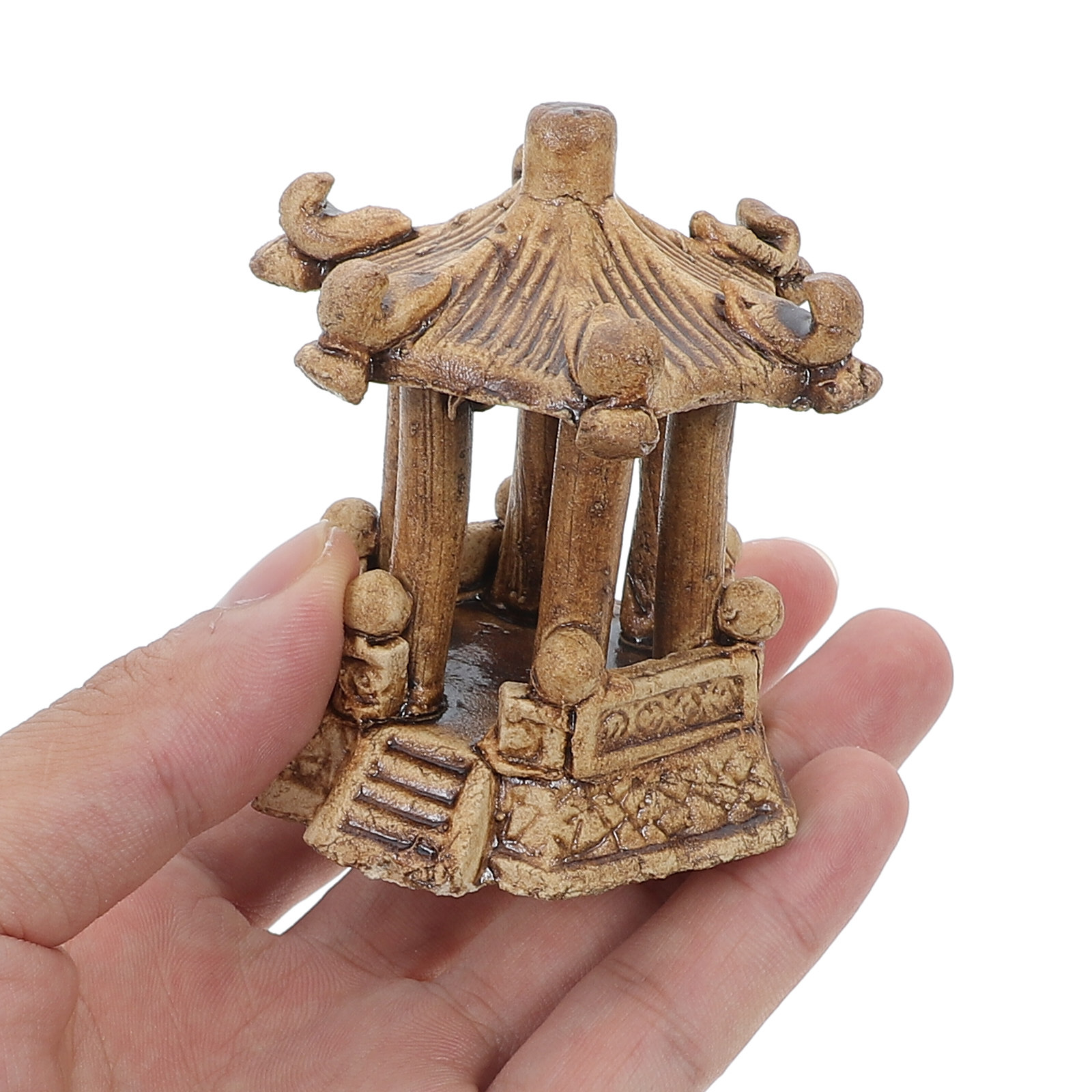 ミニチュアセラミック六角塔像盆栽庭園装飾禅アクセサリーアジア - Bonsai Garden Usa のレビューと価格