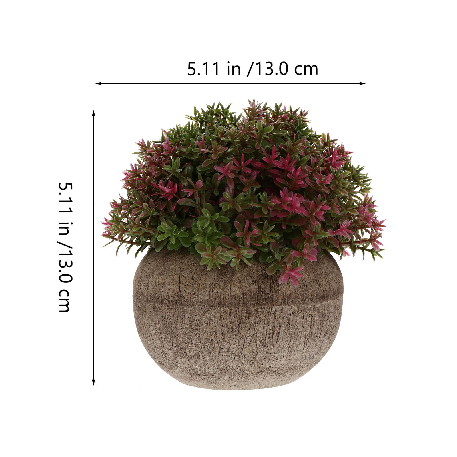 ミニプラスチック盆栽リアルなフェイク植物リビングルームキッチ - Bonsai Garden And Cafe のレビューと価格