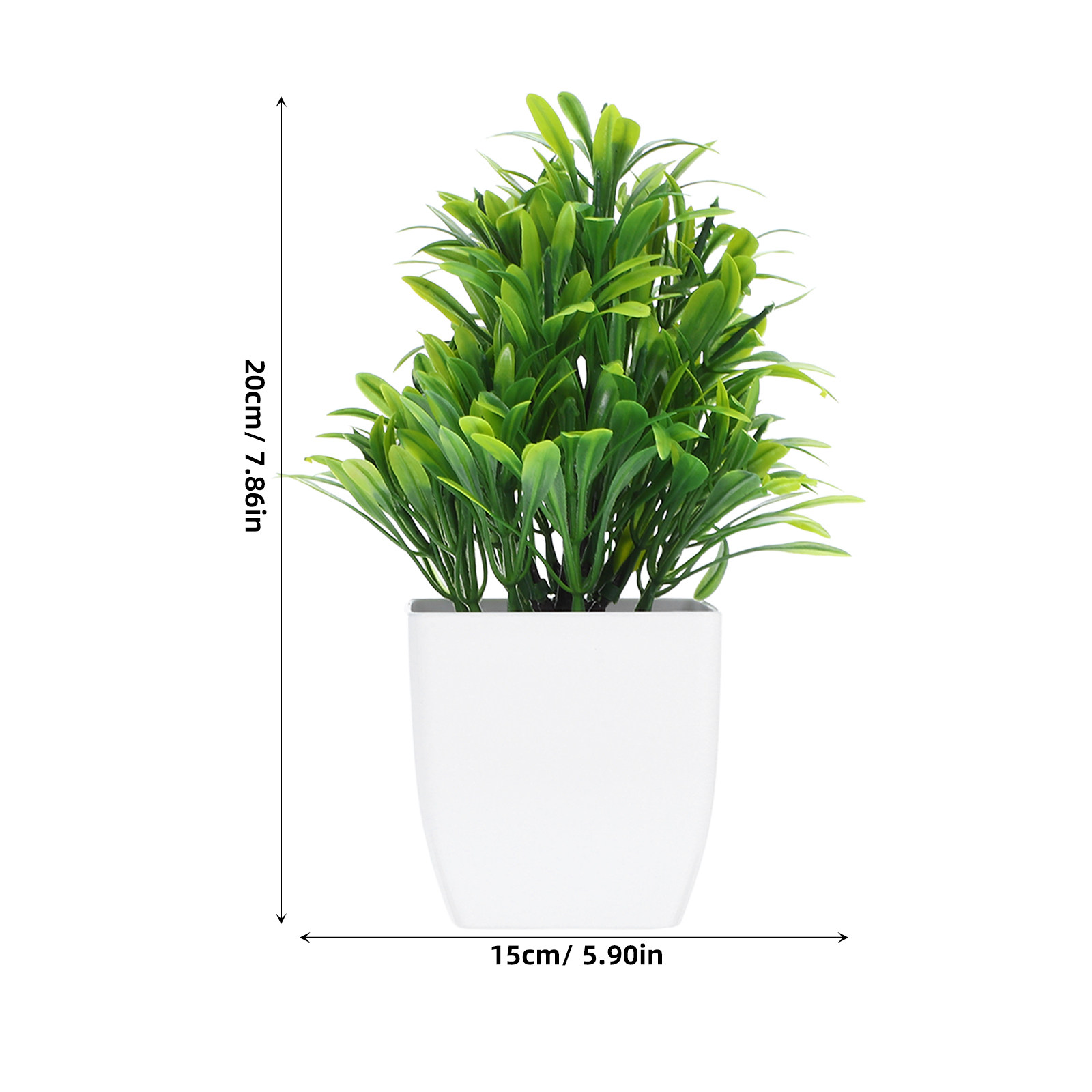 4個入りリアルな人工鉢植え、小さな偽物盆栽飾り、リビングルー - Bonsai Garden And Cafe のレビューと価格