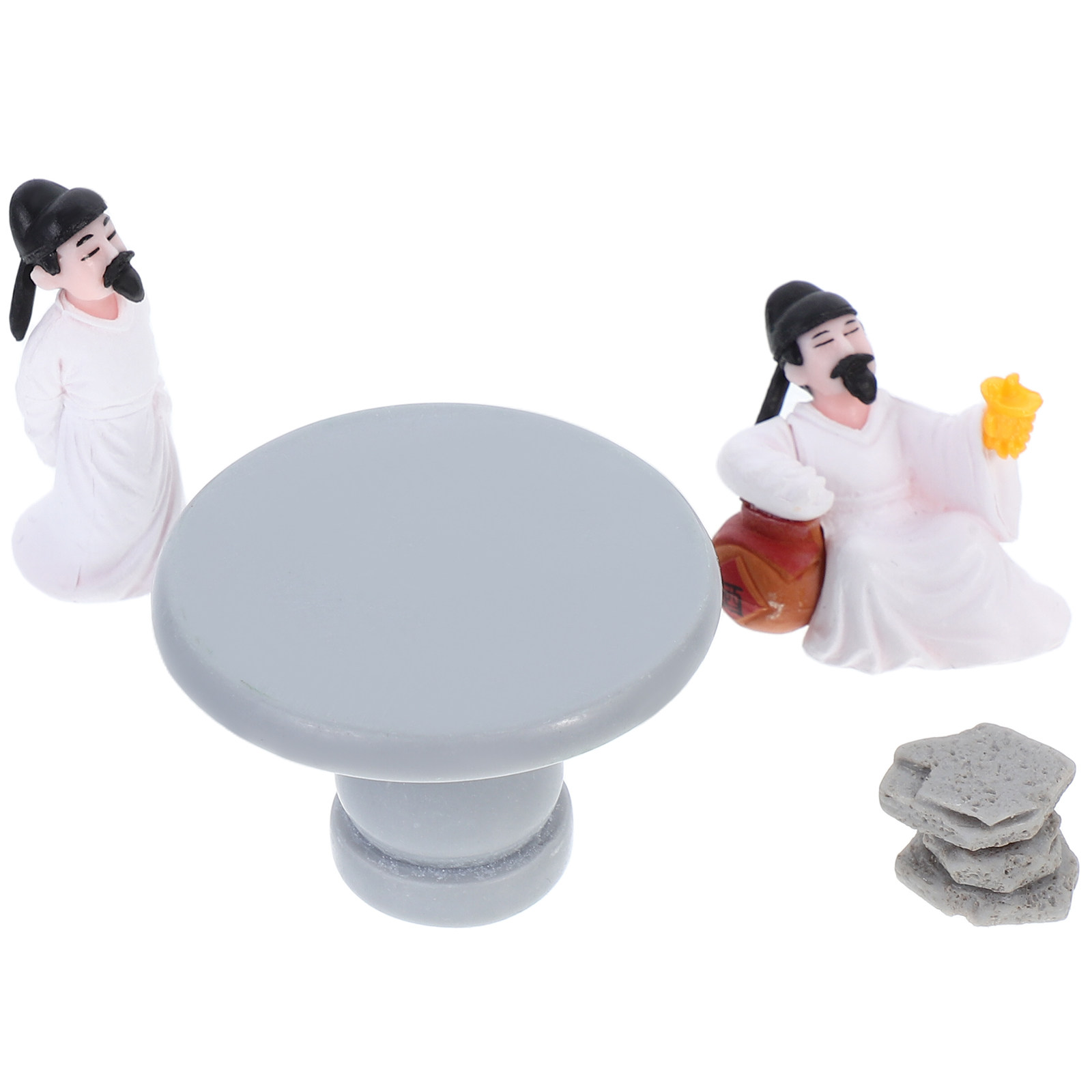 4個のテーブルと椅子のセット、ミニチュアガーデンテラリウム禅 - Bonsai Zen Garden Set のレビューと価格