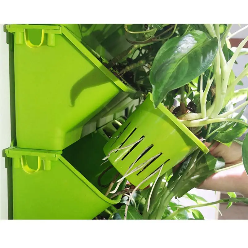 積み重ね可能な植木鉢壁掛け垂直プランター多肉植物盆栽花瓶庭の - Bonsai Vertical Garden のレビューと価格