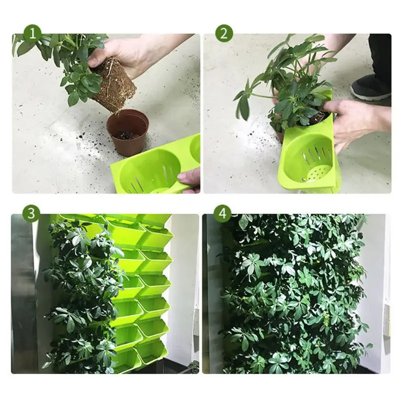 積み重ね可能な植木鉢壁掛け垂直プランター多肉植物盆栽花瓶庭の - Bonsai Vertical Garden のレビューと価格