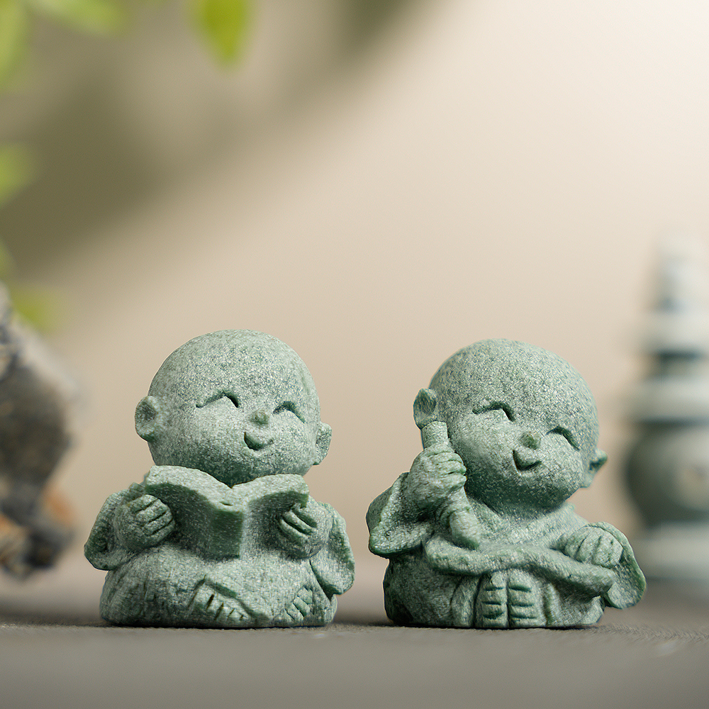 中国風の禅にインスパイアされた風景装飾品のセット。ピアノ、チ - Bonsai Zen Garden Set のレビューと価格