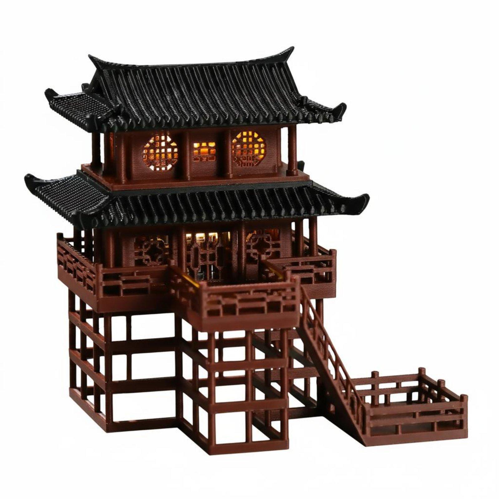 盆栽ハウス卓上プラスチック製パゴダミニマイクロ風景ホームアク - Bonsai Garden Usa のレビューと価格