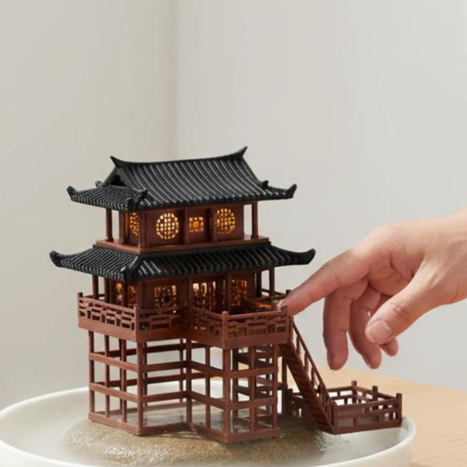 盆栽ハウス卓上プラスチック製パゴダミニマイクロ風景ホームアク - Bonsai Garden Usa のレビューと価格